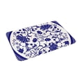 thumbnail image 2 of Xecao Blue And White Porcelain Pattern print Flannel Mat: Non-slip, 16x24in. Ideal for kitchen, bedroom, bath & living room., 2 of 9