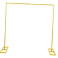 thumbnail image 2 of Drezz Arche de Mariage Arche de Ballon Carrée Cadre en Fer Toile de Fond en Métal Support Réutilisable Robuste Stable Accessoires Assemblage Facile Convient pour Douche Nuptiale Cérémonie de Mariage Anniversaire 250cmx250cm, 2 of 8