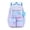 Dreamy Blue, variant on Lightweight Backpack Roomy Water-Resistant Bookbag with Fluffy Heart Pearl Keychain, Clamshell Wide Opening Daypack, Dreamy Blue