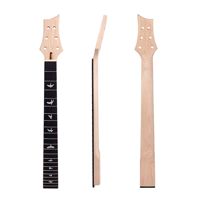 Raindrops Electric Guitar Neck Replacement with Inlay Dot Fingerboard and Adjustable Truss Rod