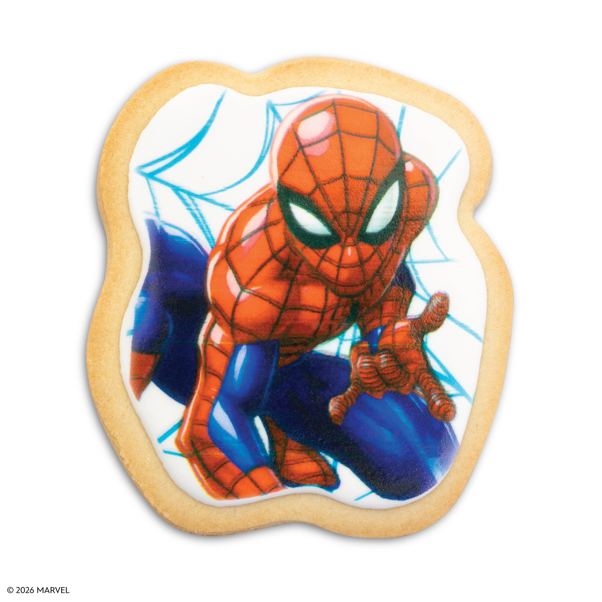 Marvel’s Spider-Man Vanilla Frosted Sugar Cookie with Vanilla Frosting, 2 oz, Baked, Kosher, Nut-Free