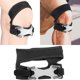 thumbnail image 2 of Modifiable Double Belt Knee Support With Elastomer Kneecap Pad Ventilated Thin Plan For Sports Injury Prevention Black L, 2 of 4