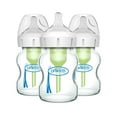 thumbnail image 2 of Dr. Brown's Natural Flow Anti-Colic Options+ Wide-Neck Glass Baby Bottle, 5oz, 0m+, 3 Pack, 2 of 5