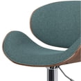 thumbnail image 5 of Marana Modern Bentwood Adjustable Height Gas Lift Bar Stool in Turquoise Blue, 5 of 10