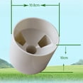 thumbnail image 4 of OUNONA Tasse de Golf Blanche pour Putting Intérieur Aide à l'Entraînement Design Professionnel 1Pcs, 4 of 8