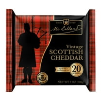 McLelland 20 Month Aged Vintage Scottish Cheddar Cheese Block, 7 oz (Refrigerated)