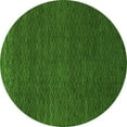 thumbnail image 1 of Ahgly Company Indoor Round Abstract Green Modern Area Rugs, 4' Round, 1 of 4