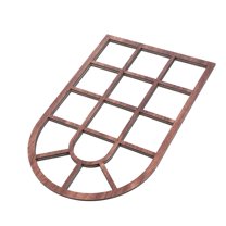 OFFIGAM Decorative Adhesive Decal Light Brown 1Pack 16.54X10.63X0.28In