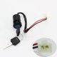 thumbnail image 4 of 3x Interruptor De Llave De Encendido Universal De 2 Cables Con 2 Llaves Para Motocicleta Ciclomotor Triciclo Sunnimix Interruptor de llave universal, 4 of 7