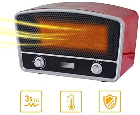 mini electric heater with thermostat