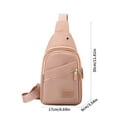 thumbnail image 2 of Wadada Small Sling Bag for Women Men, Sling Backpack Chest Daypack Crossbody Bag for Travel Outdoor Hiking, Pink, 2 of 6