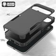 thumbnail image 3 of JZWAL-for Google Pixel 9/9 Pro Case with [2 Pack] HD Screen Protector Military Grade Drop Protection Shockproof Protective Dual Layer Phone Case for Google Pixel 9/9 Pro, Black, 3 of 4