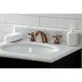 thumbnail image 3 of Kingston Brass KB966AX Victorian Widespread Bathroom Faucet, Antique Copper, 3 of 5