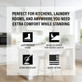 thumbnail image 6 of Mainstays Kitchen Anti-Fatigue Comfort Mate D Mat Black Fleck, 20”x 39”, 6 of 10
