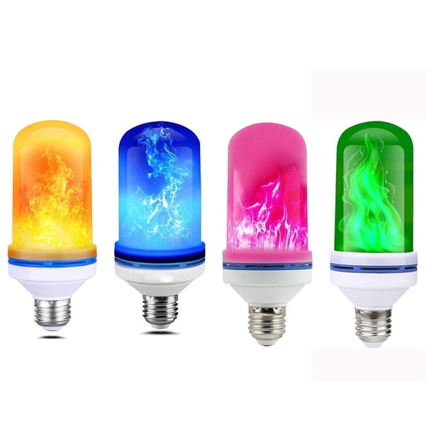 Bombilla de llamaLED Simulación de luz de llama Bombilla de llama dinámica Gravedad Led Antorcha Luz Explosivo Llama inteligente