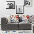 thumbnail image 3 of JRXY Throw Pillow Covers,Pillowcases,Pillow Cases,Floral Jungle Plant, 2-Pc White, 3 of 6