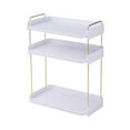 thumbnail image 1 of Contenedor de almacenamiento de encimera, soporte sólido duradero, estante para especias, estante de pie para 3 capas de blanco, 1 of 4