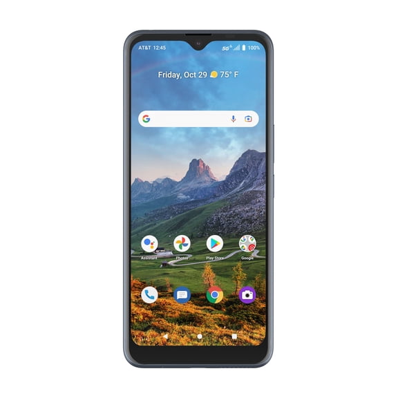 Open Box AT&T Fusion 5G 6.82" 64GB 4GB RAM Steel Graphite LTE Prepaid AT&T Smartphone