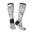 thumbnail image 4 of Daiia Sports Socks Pandas Printed Novelty Crew Socks for Men Women Knee High Socks Cotton Socks Soft & Breathable Support Unisex Socks, 4 of 9
