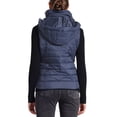 thumbnail image 3 of Chaleco sin mangas acolchado para mujer Inspire Chic, otoño invierno, 3 of 6