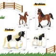 thumbnail image 3 of Set de figuras Zippytots Horse Realistic, 10 unidades, para niños, 3 of 8