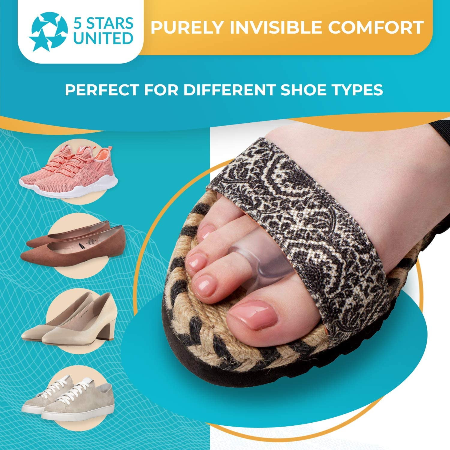 toe straightening sandals