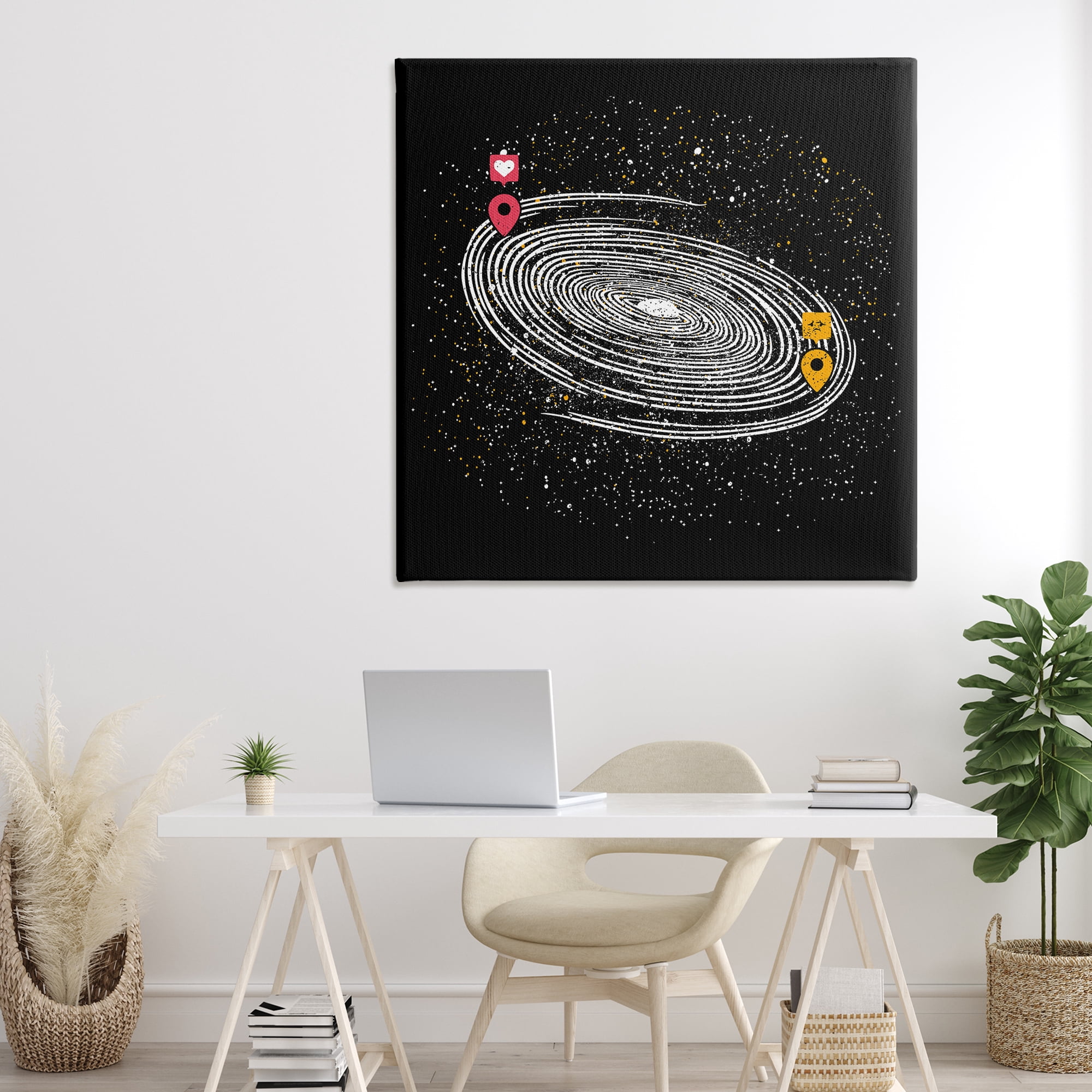 Stupell Industries Love Long Distance Canvas Wall Art, design by Tobe Fonseca