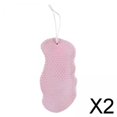 thumbnail image 1 of Esponja de ducha exfoliante de doble cara para bebés y adultos Rubor 2 piezas Soledad, 1 of 10