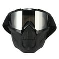 thumbnail image 4 of Skull Goggles  PC Sponge Detachable Adjustable Motorcycle Protective  For Off Road Riding Hiking, 4 of 8