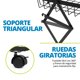 thumbnail image 5 of Anaquel Plegable de Almacenamiento Onof Organizador Multiusos 4 Niveles, 5 of 6