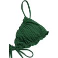 thumbnail image 4 of Maillot de Bain Triangle String Bord Froncé à Bord Froncé pour Femme, 4 of 4