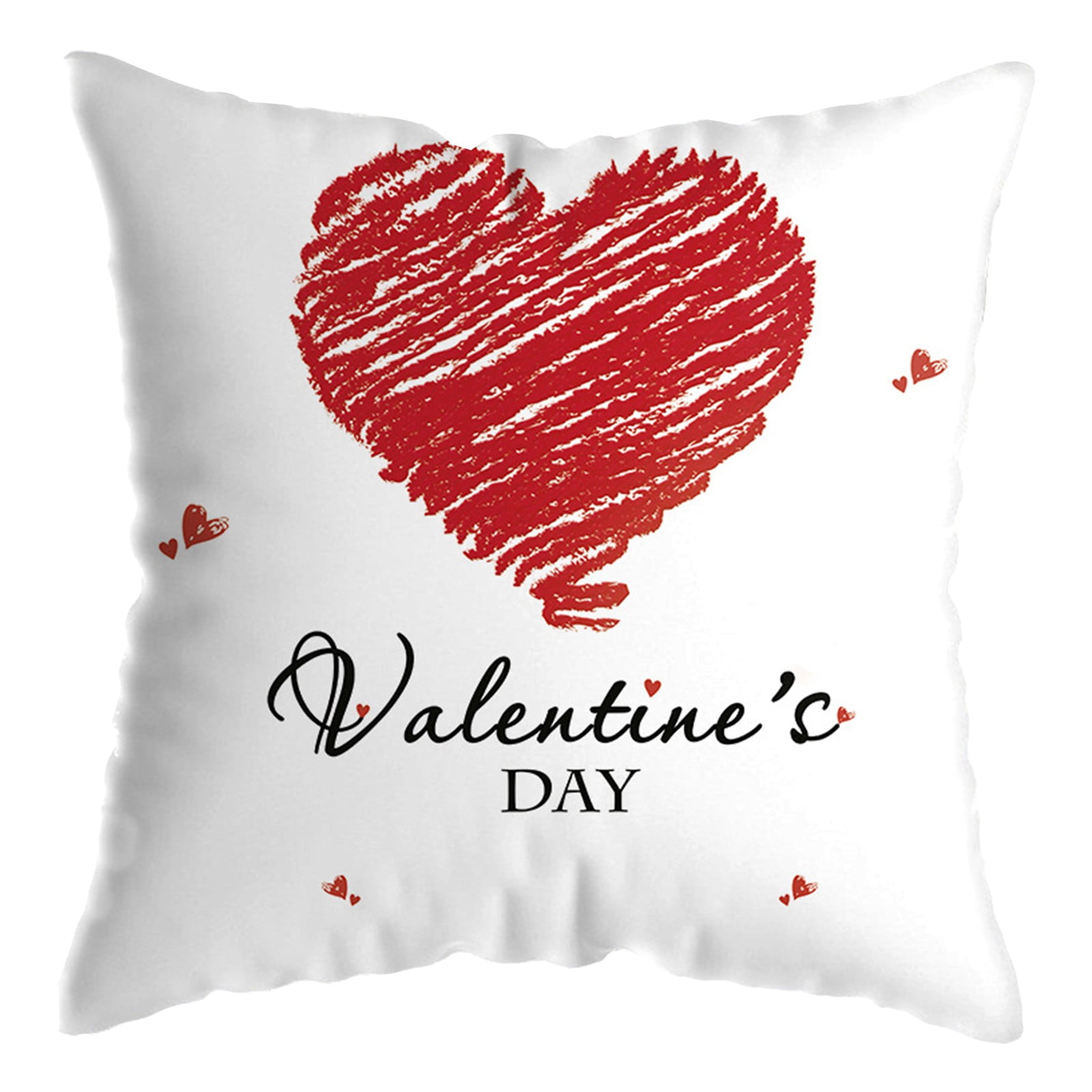 Household Goods Valentine'S Day Pillow Cover Short Plush Cushion Love