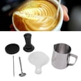 thumbnail image 3 of Yajisi 21PCS Coffee Tamper Set, Stainless Steel 51mm Tamper & Frothing Pitcher Kit for Home Office Latte Art, 6.69 x 4.33 x 4.33 Inches, 3 of 6