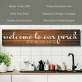 thumbnail image 2 of CounterArt "Porch Welcome" Pallet Wood Welcome Sign, 2 of 7