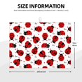 thumbnail image 2 of Fotbe Ladybug And Heart Alfombrilla de Secado para Cocina con Estampado, 18x24 Pulgadas, 2 of 7
