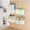 White, variant on NiHome 4-Pack Plastic Wall Mount Storage Caddy for RV/Camper Storage and Organization, Self Adhesive Cabinet Door Organizer for Bathroom/Kitchen, Camper Must Haves & Small Item Organization