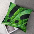 thumbnail image 7 of nygtbtfer Green Leaf Print Throw Pillow Covers Soft Corduroy Pillowcase Decorative Cushion Cover Modern Square Cushion Cases for Living Room Bed Sofa Bedroom Without Pillow White, 7 of 7