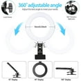 thumbnail image 2 of Lighting Ring Light, Laptop Video Conference Lighting Set, 6.3 Inch Led Ring Light, Selfie Ring Light, 2 of 5