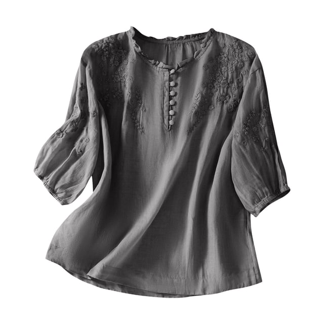 Liquidation d'Économies! Hauts Oversize pour Femmes en Liquidation, Blouse d'Été à Manches Courtes pour Femmes, pour Femmes T-Shirts d'Été Décontractés à Manches Courtes à Col Rond Amples pour Femmes