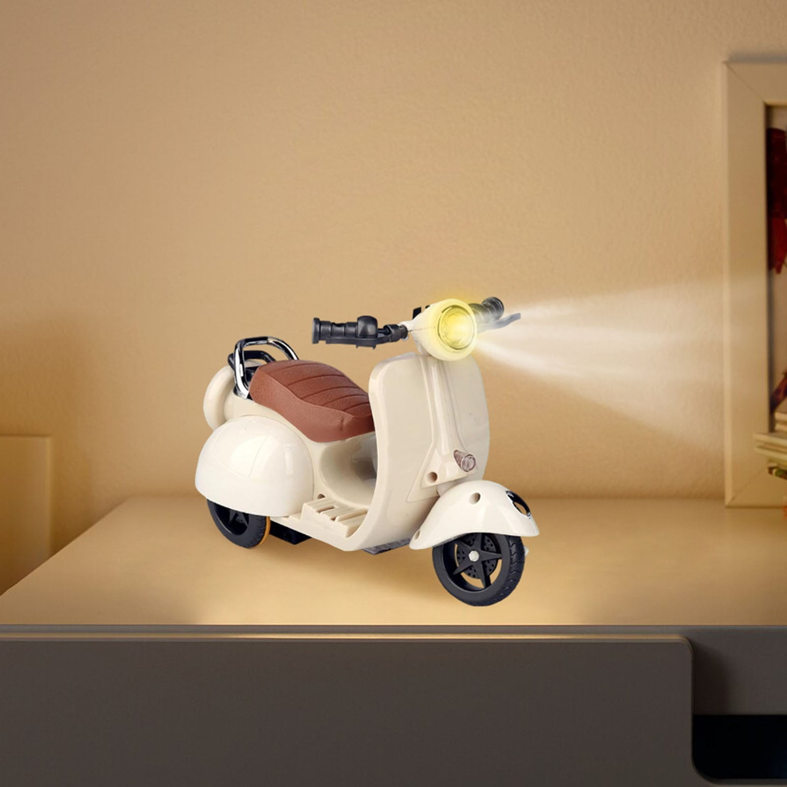 360Motorcycle Model for Kids and Collectors - Cute Sheep Design