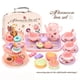 thumbnail image 1 of Juguete Juego de Té para Niñas, Juego de Té para Niños, Juego de Té de Princesas, Juego de Té de Hojalata para Niños, Tazas, Tetera, Pasteles de Plástico AMMAO TOY230209-1486toy, 1 of 2