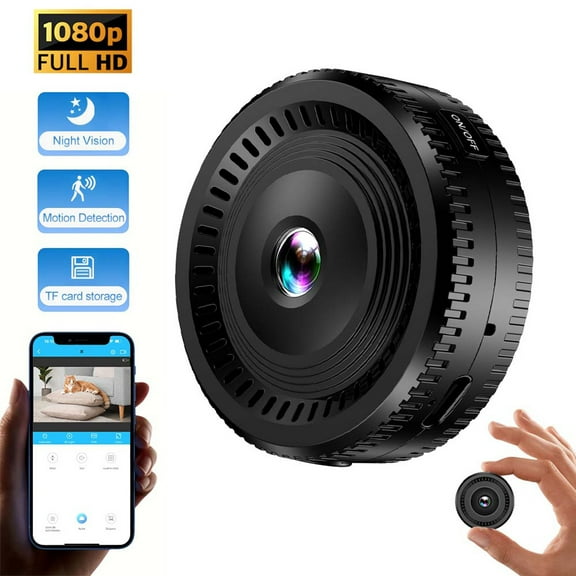 Wide Angle Bluetooth 1080P HD WiFi Security Camera with Motion Detection Night Vision Indoor Outdoor Use Wireless Small Camera for Home Monitoring