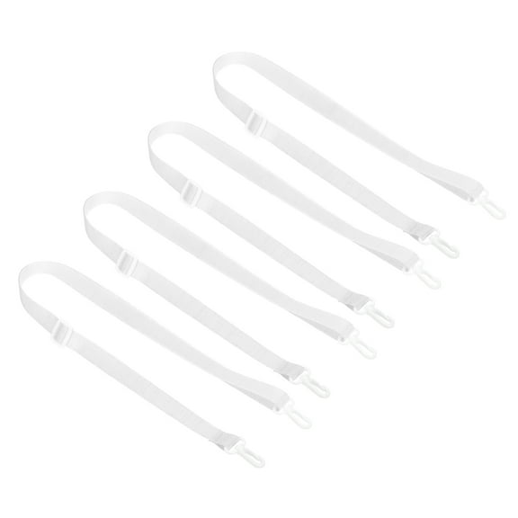 REGALWOVEN Replacement Shoulder Strap, Adjustable Swivel Clips Hook Buckle Slide Crossbody Bag Belt White