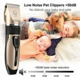 thumbnail image 3 of Ensemble de Rasoir pour Animaux, Tondeuse Rechargeable Sans Fil, Tondeuse Électrique Silencieuse pour Chien Chat Cheval, 3 of 5