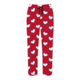 thumbnail image 4 of JJHGVB Drawstring Pants Women Pajama Pants Women Fun Pajama Pants Comfy Pants for Women Womens Pants Women Sleep Shorts Comfy Pants Red L, 4 of 5
