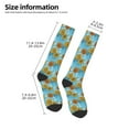 thumbnail image 2 of Honeii Sunflowers Print Long Socks,Novelty Design Socks Gift for Men and Women,Crew Socks,Calf Socks, 2 of 6