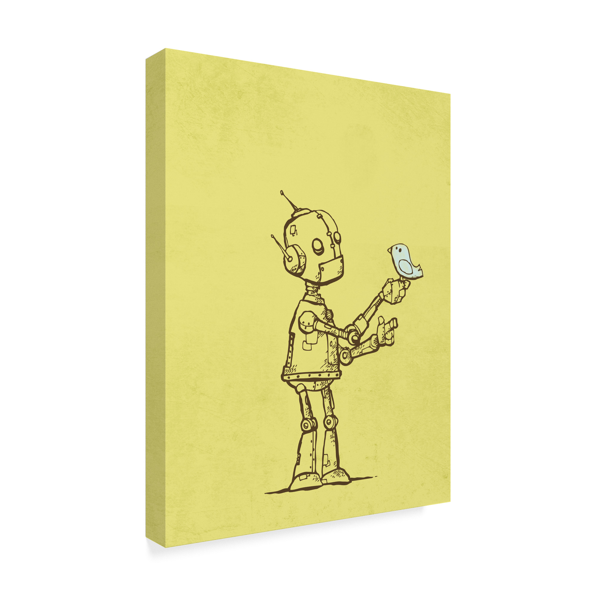 Trademark Fine Art 'Robot Bird' Canvas Art by Michael Murdock