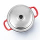 thumbnail image 5 of ColoMX Tapa redonda de tapa de tapa de la olla tapa tapa tapa de aluminio redondo cubierta de olla de aluminio para utensilios de cocina, 5 of 8