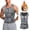Dark Gray, variant on Men'S Tank Tops Sauna Vest Waist Trainer For Sauna Suit Double Body For Belly Fat Slimming Gym Workout Black M