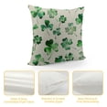 thumbnail image 4 of Nawypu ST Patricks Day Pillow Covers  ST Patricks Day Lucky Clover Decorations Throw Pillows Outdoor Green Shamrocks Decor Cushion Case Decorations for Home Couch Sofa, 4 of 5